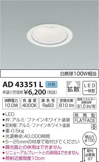 AD43351L RCY~ _ECg LEDiFj
