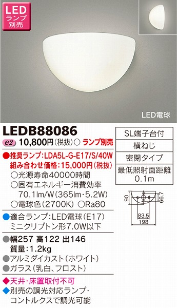 LEDB88086  uPbg LED