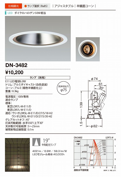 DN-3482 RcƖ _ECg F LED