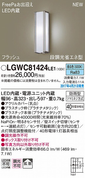 LGWC81424LE1 pi\jbN |[`Cg LEDiFj ZT[t (LGWC81424 LE1)