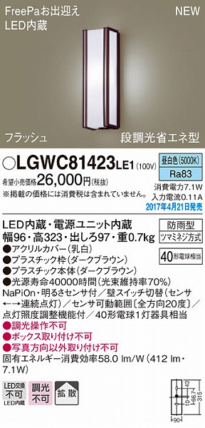 LGWC81423LE1 pi\jbN |[`Cg LEDiFj ZT[t (LGWC81423 LE1)