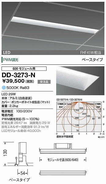DD-3273-N RcƖ x[XCg F 600W[p LED F 