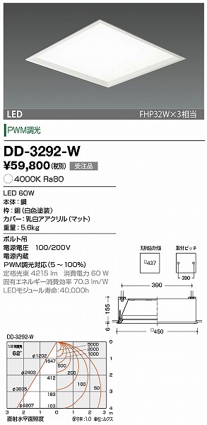 DD-3292-W RcƖ x[XCg F LED F 