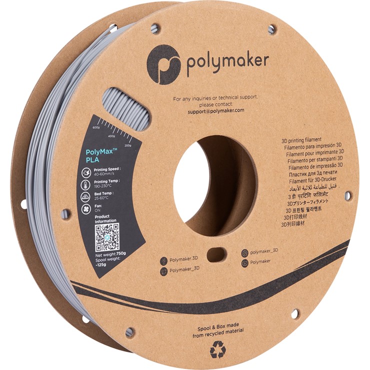 y[J[z Polymaker 3Dv^[ptBg PolyMax PLA a1.75mm 750g O[ PA06003