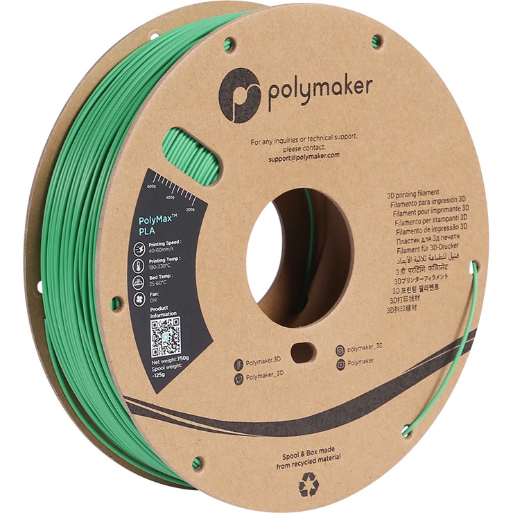 y[J[z Polymaker 3Dv^[ptBg PolyMax PLA a1.75mm 750g O[ PA06006