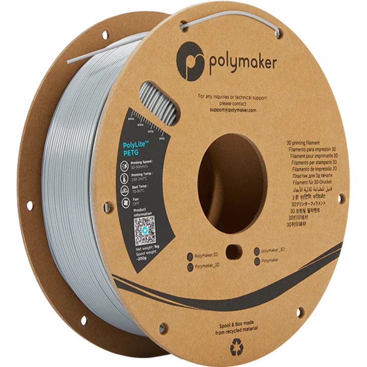 y[J[z Polymaker 3Dv^[ptBg PolyLite PETG a1.75mm 1000g O[ PB01003