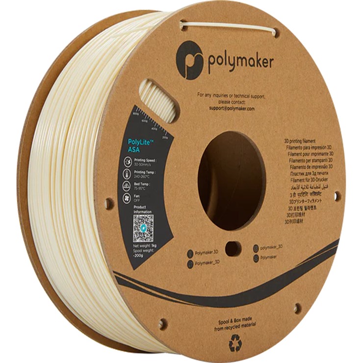 y[J[z Polymaker 3Dv^[ptBg PolyLite ASA a1.75mm 1000g i` PF01006