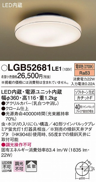 LGB52681LE1 pi\jbN ^V[OCg LEDidFj