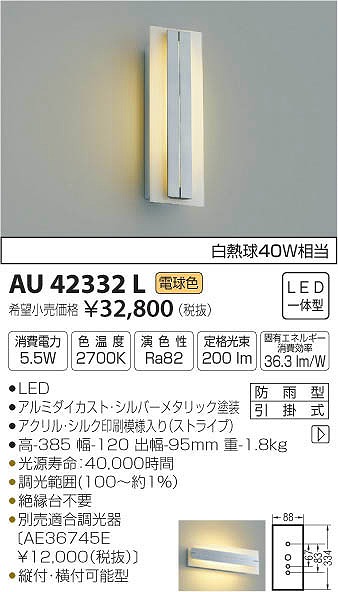 AU42332L RCY~ OpuPbg LEDidFj