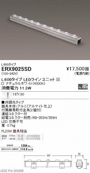 ERX9025SD Ɩ ԐڏƖ LED