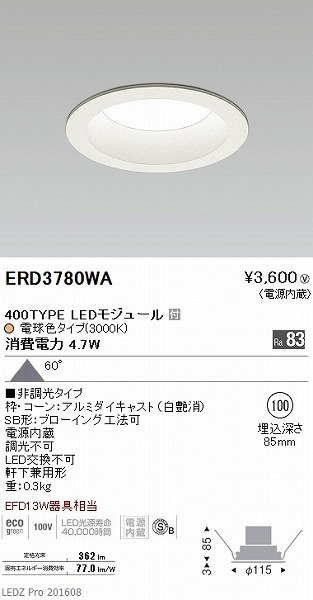 ERD3780WA Ɩ x[X_ECg (LEDW[ʔ) LED