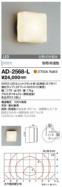 AD-2568-L RcƖ OpuPbg F LED