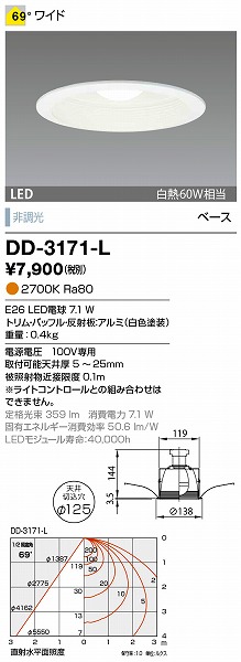 DD-3171-L RcƖ _ECg F LED