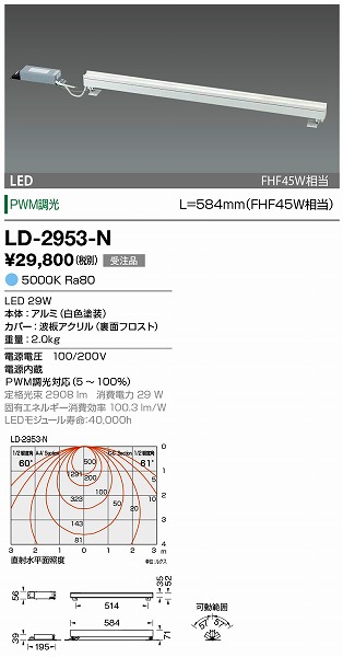 LD-2953-N RcƖ ԐڏƖ F LED