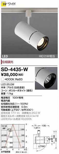 SD-4435-W RcƖ X|bgCg F LED