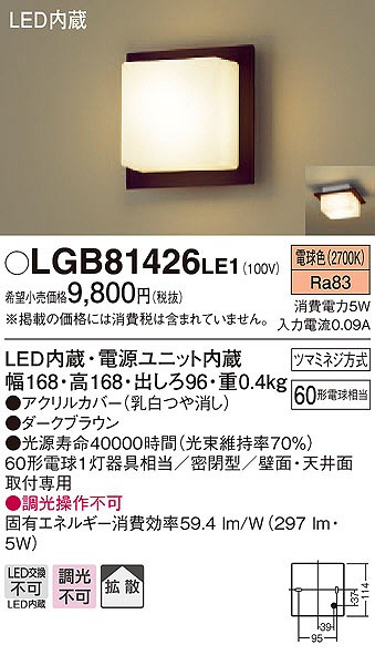 LGB81426LE1 pi\jbN uPbg LEDidFj (LGB81526LE1 pi)