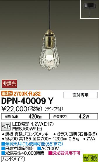 DPN-40009Y _CR[ ^y_g LEDidFj
