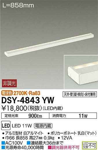 DSY-4843YW _CR[ ԐڏƖ LEDidFj