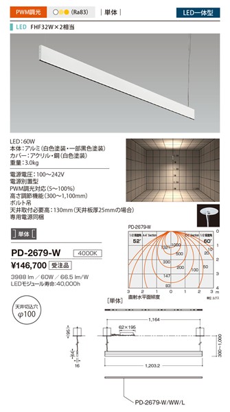 PD-2679-W RcƖ y_g F LED F 