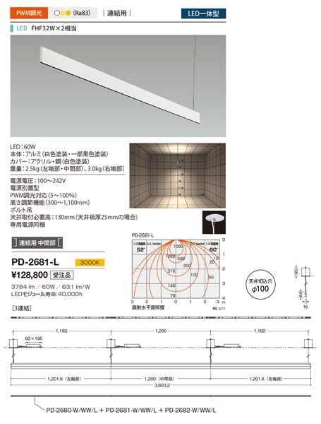 2017N2\ PD-2681-L RcƖ y_g F LED