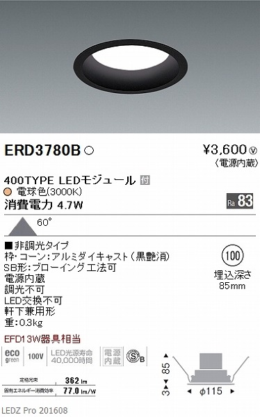 ERD3780B Ɩ x[X_ECg LED