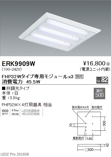 ERK9909W Ɩ XNGAx[XCg LED