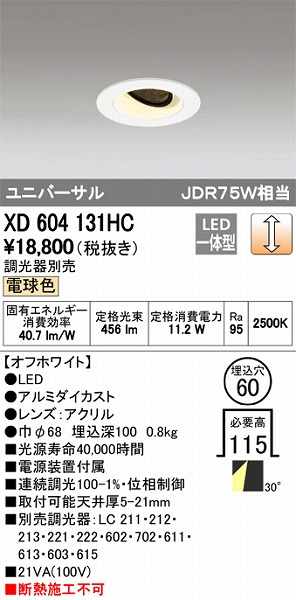 XD604131HC I[fbN jo[T_ECg LEDidFj