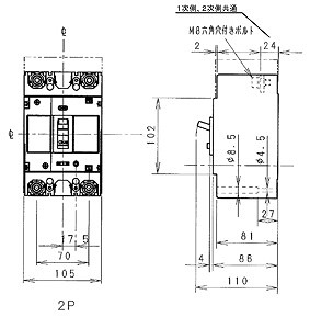 BCW21252K pi\jbN T[Lbgu[J([^ی쌓p) BCW-225^ 2P2E 125A ([qJo[t)