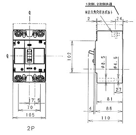 BCW2250K pi\jbN T[Lbgu[J([^ی쌓p) BCW-250^ 2P2E 250A ([qJo[t)