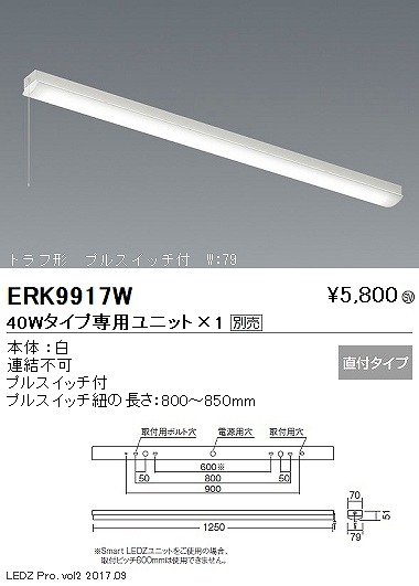 ERK9917W Ɩ x[XCg LED