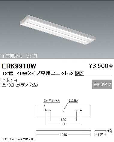 ERK9918W Ɩ x[XCg{ LED