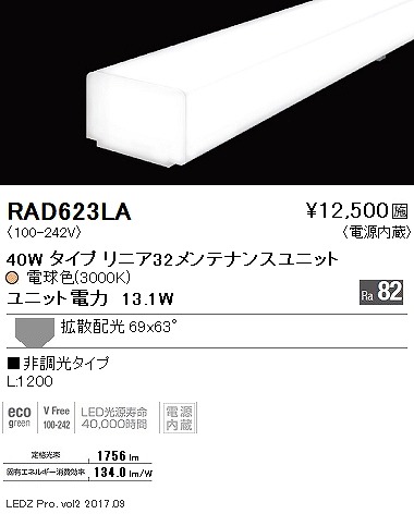 RAD623LA Ɩ ԐڏƖ XCjbg LED