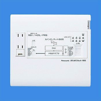 新品 Panasonic WTJ5545K  宅内LANパネルまとめてねットギガ