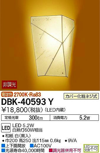 DBK-40593Y _CR[ auPbg LEDidFj