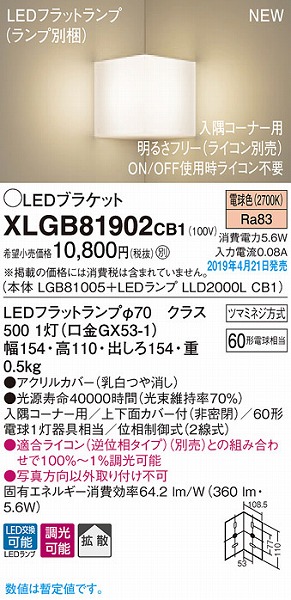 XLGB81902CB1 pi\jbN R[i[puPbg  LEDidFj