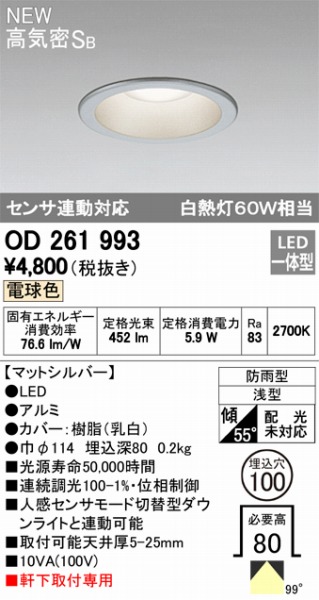 OD261993 I[fbN _ECg LEDidFj ODELIC