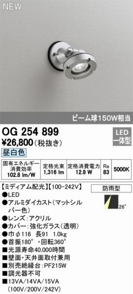 OG254899 I[fbN X|bgCg LEDiFj ODELIC