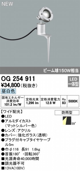 OG254911 I[fbN X|bgCg LEDiFj ODELIC