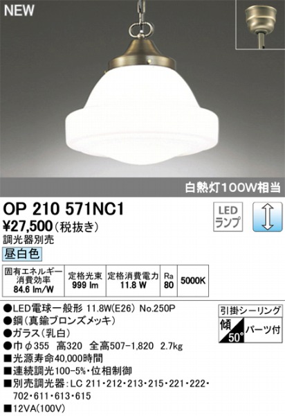 OP210571NC1 I[fbN y_g LED F  ODELIC