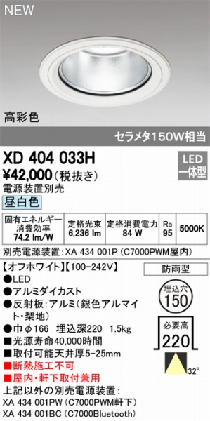XD404033H I[fbN _ECg LEDiFj ODELIC