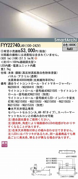 FYY22740LA9 pi\jbN x[XCg LED F 