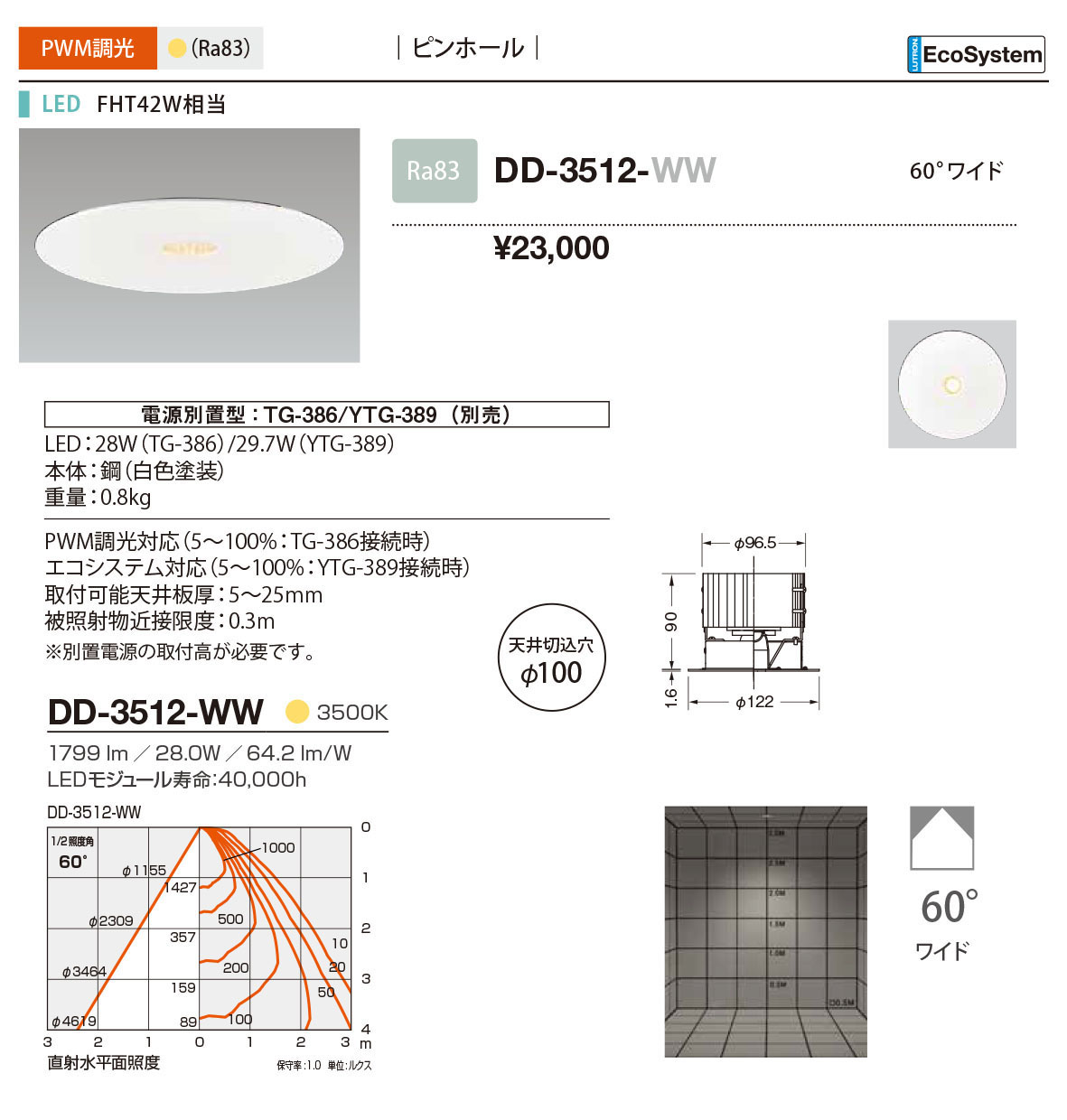 DD-3512-WW RcƖ _ECg sz[ 100 LEDiFj 60x