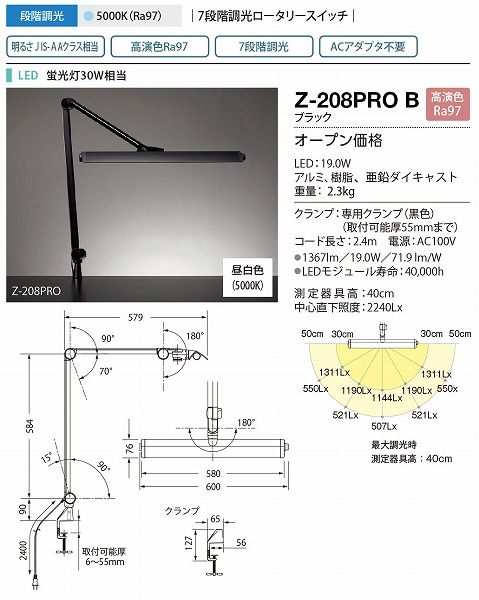 Z-208PROB RcƖ ZCg fXNCg fXNX^h ubN LED F i Z-Cg