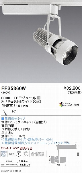EFS5360W Ɩ [pX|bgCg  LED F Fit p