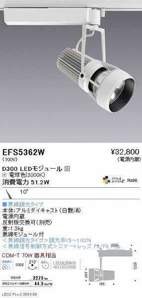 EFS5362W Ɩ [pX|bgCg  LED dF Fit p