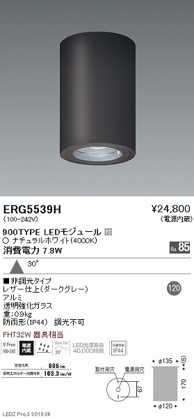 ERG5539H Ɩ pV[OCg O[ LEDiFj