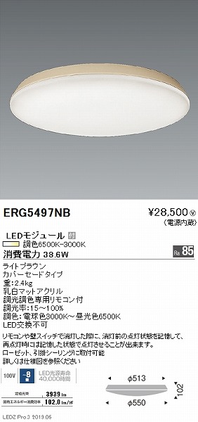 ERG5497NB Ɩ V[OCg CguE LED F  `8