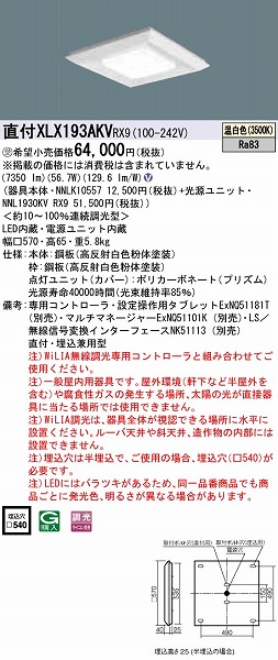XLX193AKVRX9 pi\jbN XNGAx[XCg vY LED F WiLIA