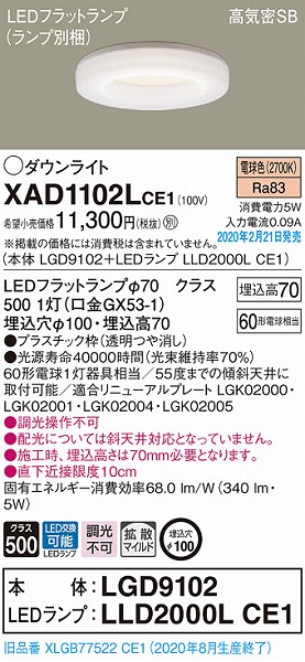 XAD1102LCE1 pi\jbN _ECg NA 100 LEDidFj gU (XLGB77522CE1 pi)