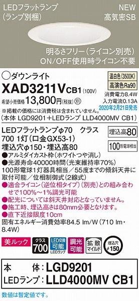 XAD3211VCB1 pi\jbN _ECg zCg 150 LED F  gU